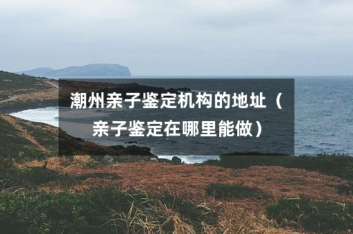 潮州亲子鉴定机构的地址（亲子鉴定在哪里能做）